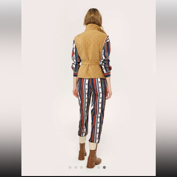 Cider Quilted Corduroy Belted Vest(NWT) - Picture 6 of 6